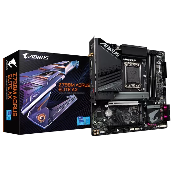 Gigabyte Z790M AORUS Elite AX DDR5 Motherboard For Intel 12th | 13th | 14th Gen