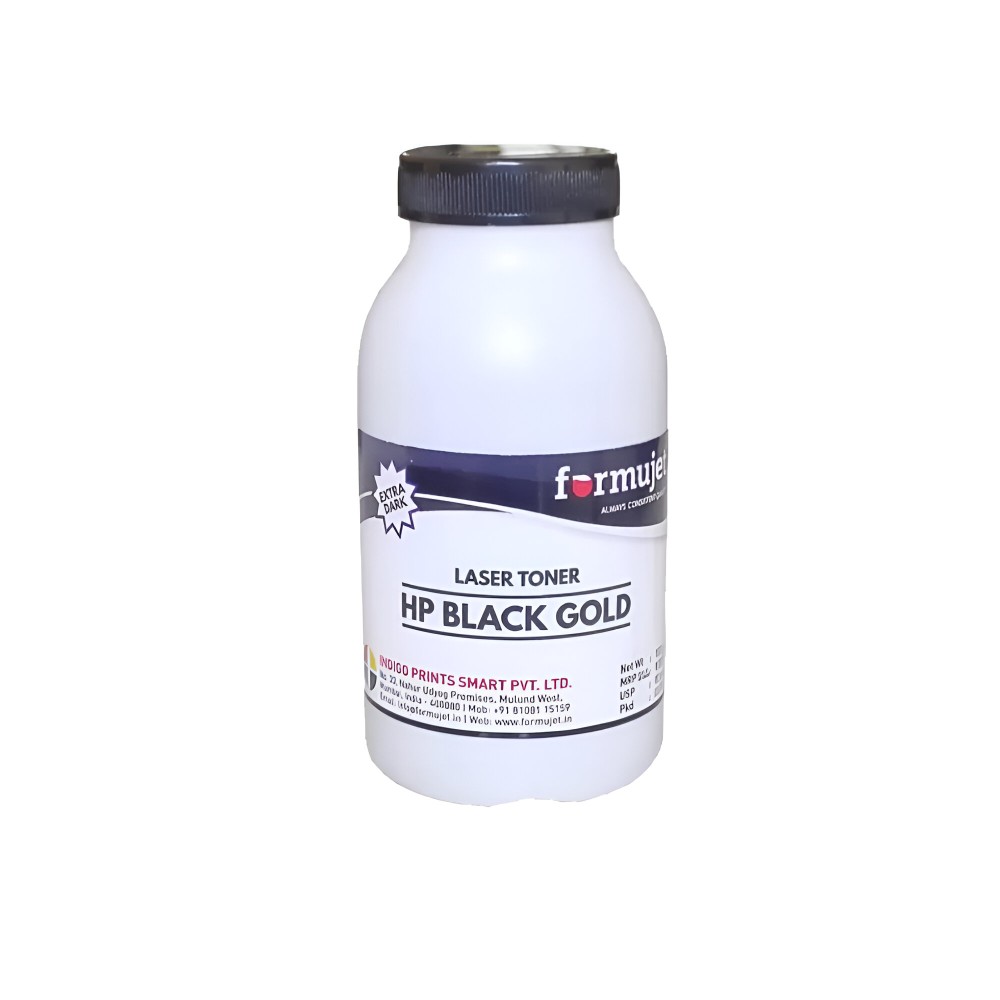 aaa Formujet Laser Toner Powder HP 12A 100gm Black Gold - Image 1